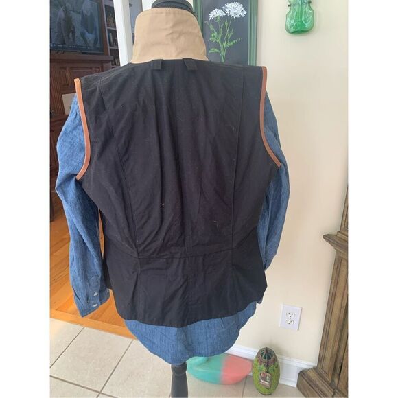 Ralph Lauren Reversible Field Hunting/Skeet Barn Vest Tan Black - Picture 9 of 16